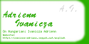 adrienn ivanicza business card